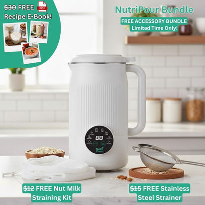 NutriPour - The 8-in-1 Multifunction Nut Milk & Juice Maker