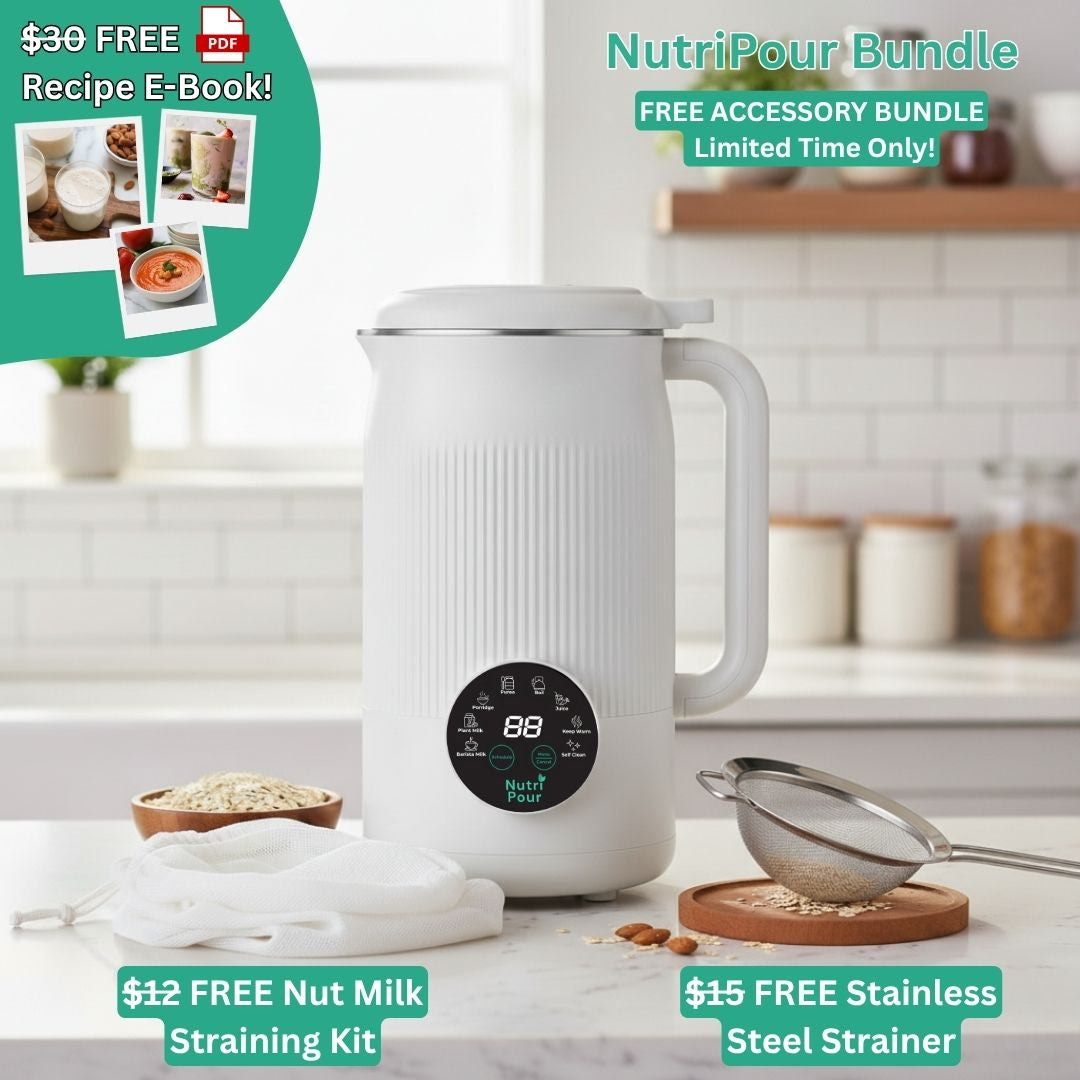 NutriPour - The 8-in-1 Multifunction Nut Milk & Juice Maker