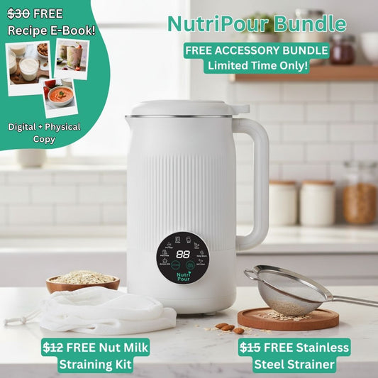 NutriPour - The 8-in-1 Multifunction Nut Milk & Juice Maker