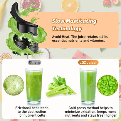NutriPour 3-in-1 Cold Press Juicer