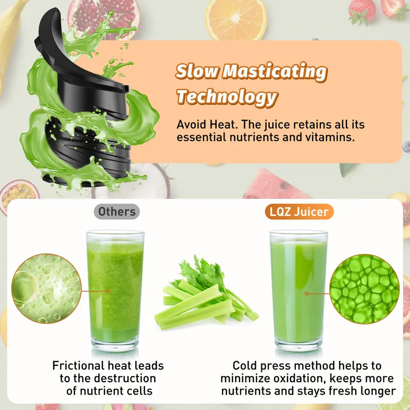 NutriPour 3-in-1 Cold Press Juicer